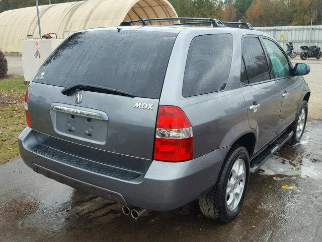 2HNYD18621H536557 - 2001 ACURA MDX TOURIN GRAY photo 4