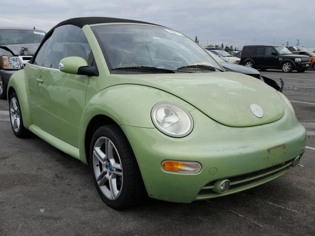 3VWCD31Y25M368964 - 2005 VOLKSWAGEN NEW BEETLE მწვანე ფოტო 1