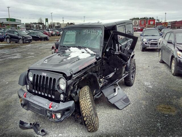 1C4BJWFG8GL147804 - 2016 JEEP WRANGLER U BLACK photo 2