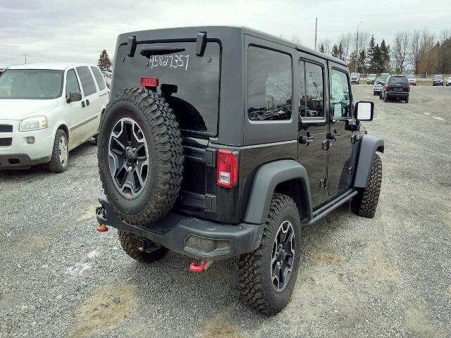 1C4BJWFG8GL147804 - 2016 JEEP WRANGLER U BLACK photo 4