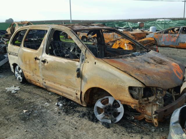 4T3ZF19C62U417551 - 2002 TOYOTA SIENNA CE BURN photo 1