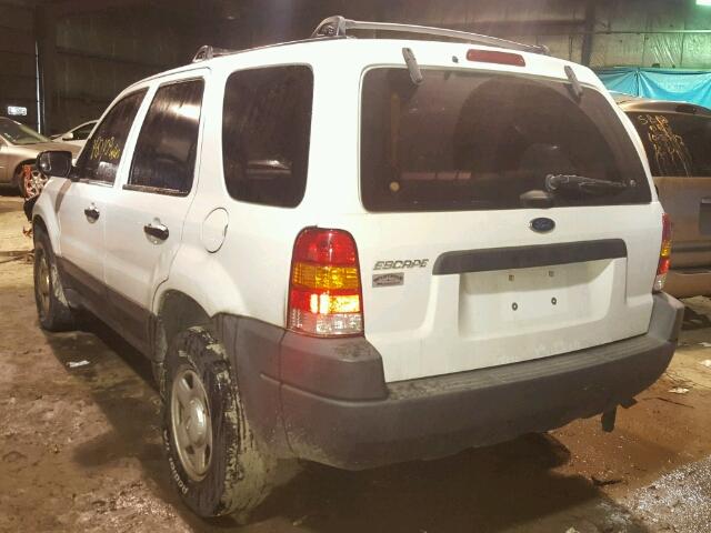 1FMYU02123KE11384 - 2003 FORD ESCAPE XLS WHITE photo 3