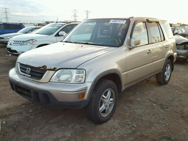 JHLRD18721C052607 - 2001 HONDA CR-V SE GOLD photo 2