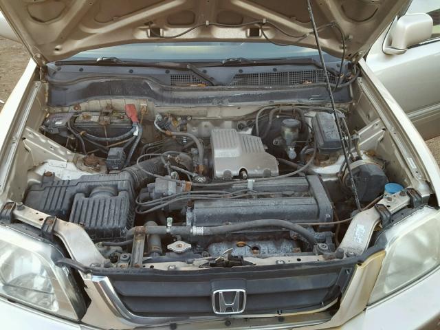 JHLRD18721C052607 - 2001 HONDA CR-V SE GOLD photo 7