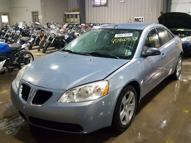 1G2ZG57B094217629 - 2009 PONTIAC G6 GRAY photo 2