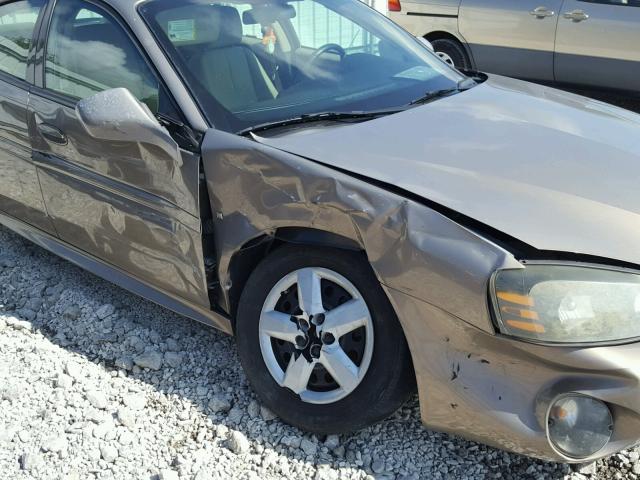 2G2WP552871146839 - 2007 PONTIAC GRAND PRIX TAN photo 9