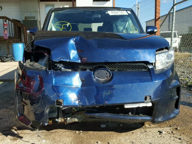 JTLZE4FEXEJ065687 - 2014 TOYOTA SCION XB BLUE photo 9