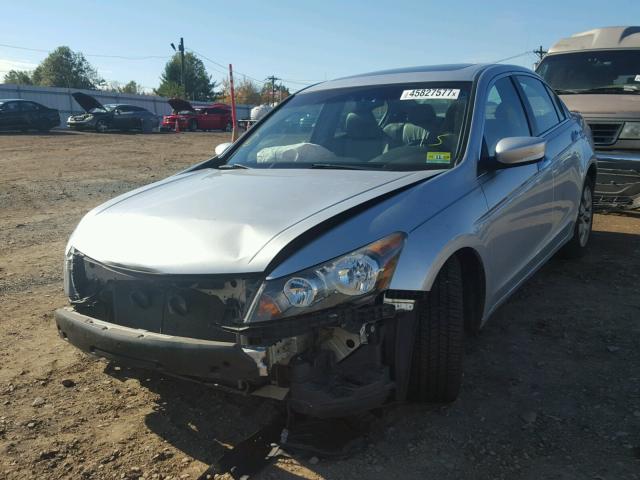 5KBCP36809B501185 - 2009 HONDA ACCORD EXL SILVER photo 2