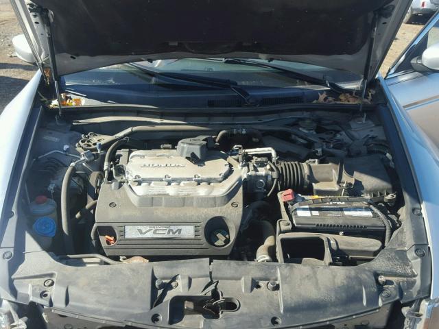 5KBCP36809B501185 - 2009 HONDA ACCORD EXL SILVER photo 7