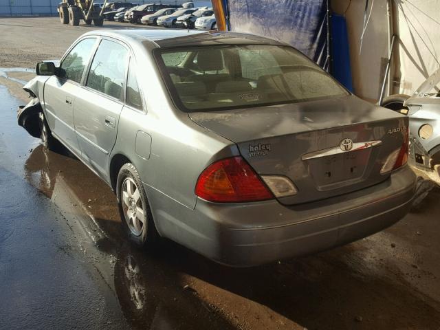 4T1BF28B9YU108237 - 2000 TOYOTA AVALON XL GRAY photo 3