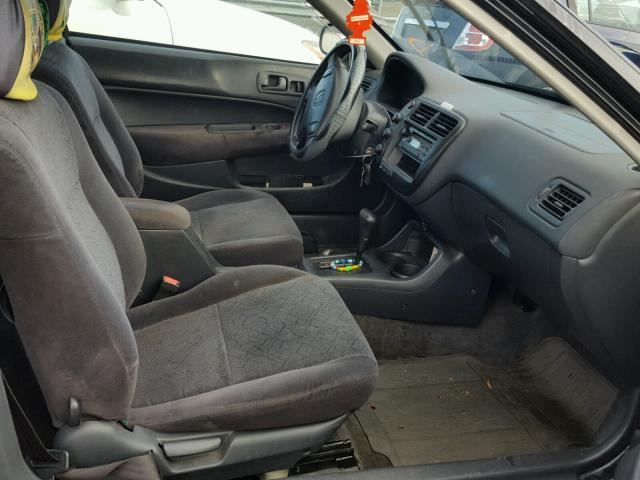 1HGEJ8249YL115418 - 2000 HONDA CIVIC EX შავი ფოტო 5