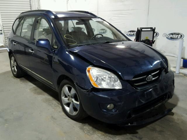 KNAFG526877111513 - 2007 KIA RONDO LX BLUE photo 1