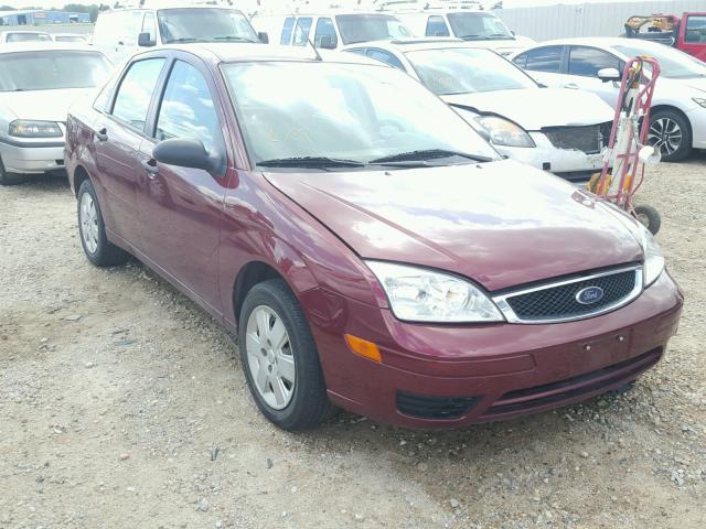 1FAFP34N67W302595 - 2007 FORD FOCUS ZX4 RED photo 1