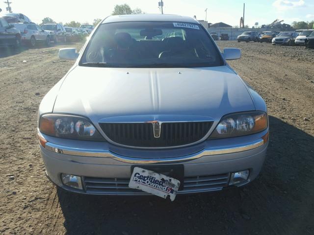 1LNHM86S11Y623480 - 2001 LINCOLN LS SILVER photo 9