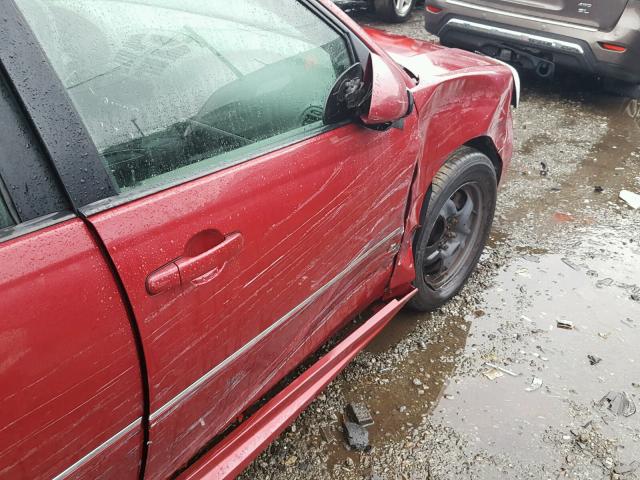 1G1ZT61816F112567 - 2006 CHEVROLET MALIBU MAX 红色 照片 9