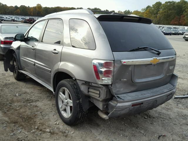 2CNDL73F156064155 - 2005 CHEVROLET EQUINOX LT GRAY photo 3