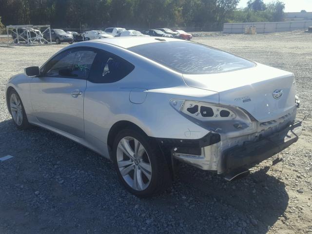 KMHHT6KD8AU004915 - 2010 HYUNDAI GENESIS CO SILVER photo 3