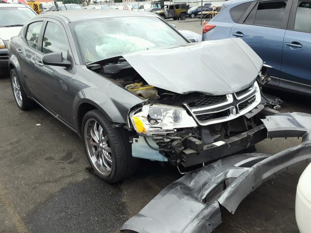 1B3BD4FB4BN616773 - 2011 DODGE AVENGER EX CHARCOAL photo 1