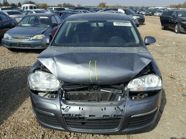 3VWRX7AJ5AM133853 - 2010 VOLKSWAGEN JETTA GRAY photo 7