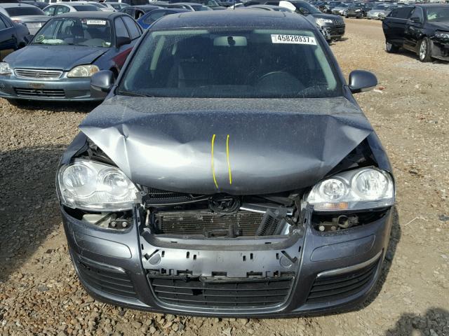 3VWRX7AJ5AM133853 - 2010 VOLKSWAGEN JETTA GRAY photo 9