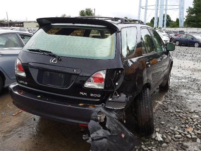 JTJHF10U230315216 - 2003 LEXUS RX 300 BLACK photo 4