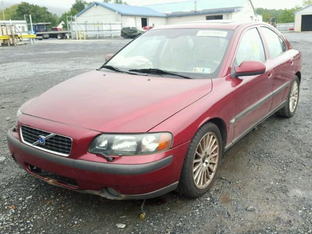 YV1RS53D232270816 - 2003 VOLVO S60 T5 MAROON photo 2