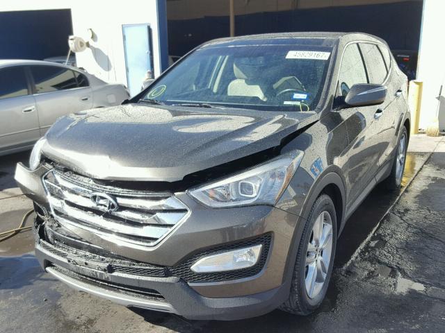 5XYZW3LA6DG003156 - 2013 HYUNDAI SANTA FE S Qəhvəyi foto 2
