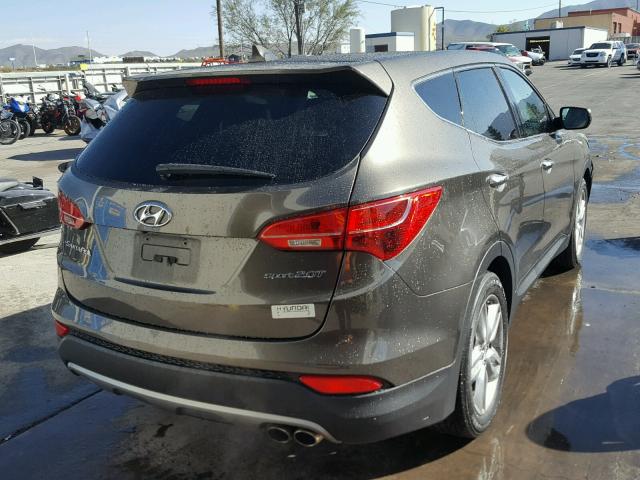 5XYZW3LA6DG003156 - 2013 HYUNDAI SANTA FE S Qəhvəyi foto 4