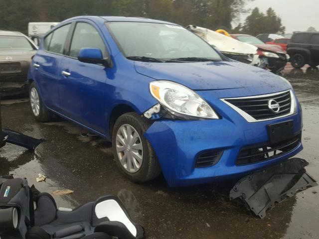 3N1CN7AP2DL842837 - 2013 NISSAN VERSA S BLUE photo 1