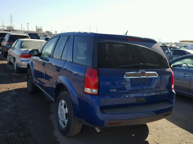 5GZCZ33D86S832068 - 2006 SATURN VUE BLUE photo 3