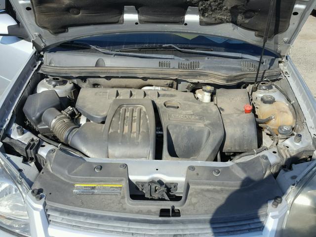 1G1AD5F57A7137687 - 2010 CHEVROLET COBALT 1LT SILVER photo 7