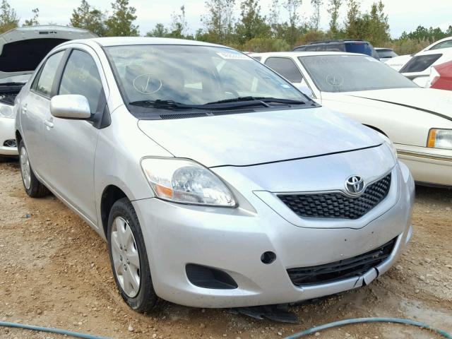 JTDBT4K34C1416436 - 2012 TOYOTA YARIS SILVER photo 1