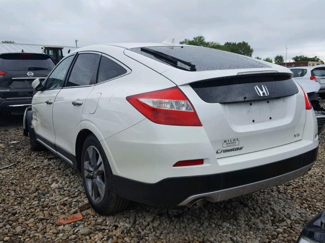 5J6TF1H57EL000921 - 2014 HONDA CROSSTOUR WHITE photo 3