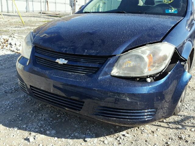 1G1AD1F50A7136812 - 2010 CHEVROLET COBALT 1LT BLUE photo 9