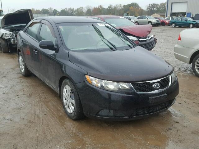 KNAFU4A27C5507004 - 2012 KIA FORTE EX BLACK photo 1