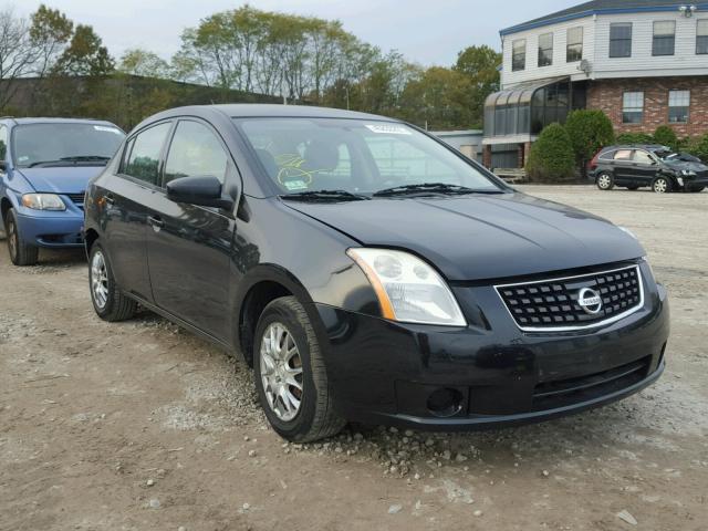 3N1AB61E58L676683 - 2008 NISSAN SENTRA BLACK photo 1