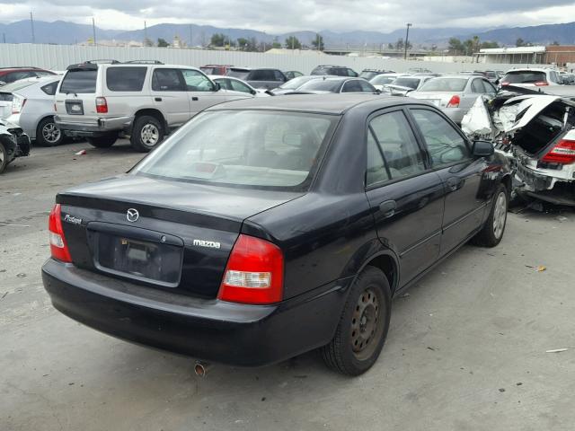 JM1BJ225130124454 - 2003 MAZDA PROTEGE DX BLACK photo 4