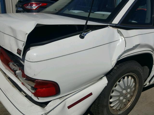 2G4WF52L9S1436684 - 1995 BUICK REGAL GRAN WHITE photo 9