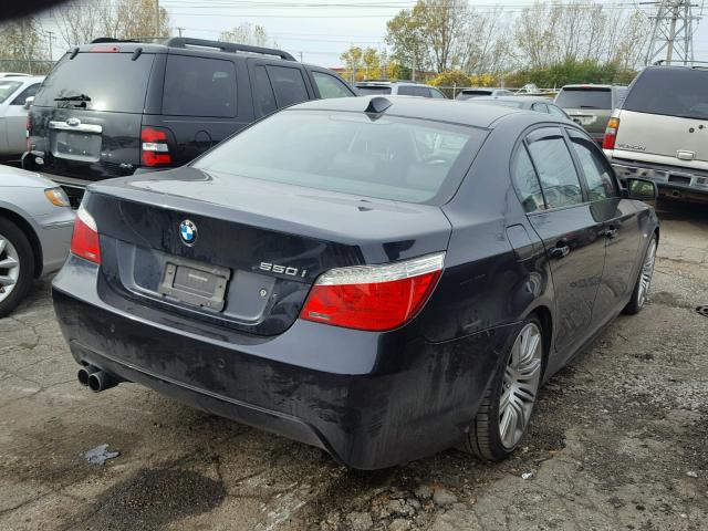 WBANW53519CT56085 - 2009 BMW 550 I BLUE photo 4