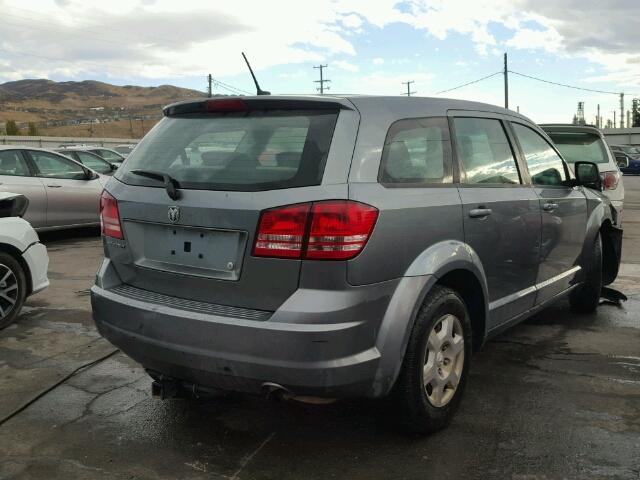 3D4GG47B99T216991 - 2009 DODGE JOURNEY SE GRAY photo 4