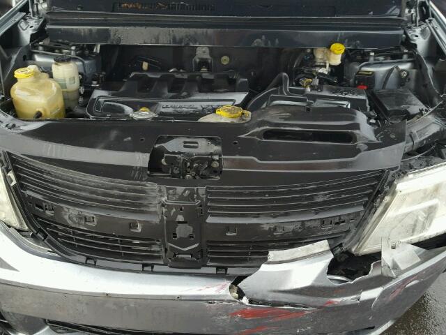 3D4GG47B99T216991 - 2009 DODGE JOURNEY SE GRAY photo 7