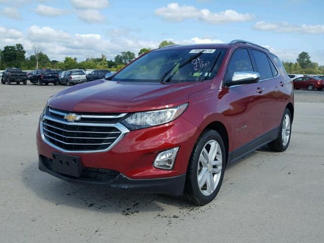 2GNAXNEX9J6176337 - 2018 CHEVROLET EQUINOX PR RED photo 2