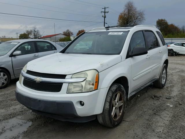 2CNDL73F456039900 - 2005 CHEVROLET EQUINOX LT WHITE photo 2