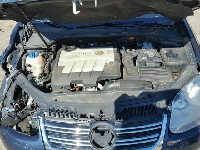 3VWAL71KX9M059343 - 2009 VOLKSWAGEN JETTA TDI BLUE photo 7