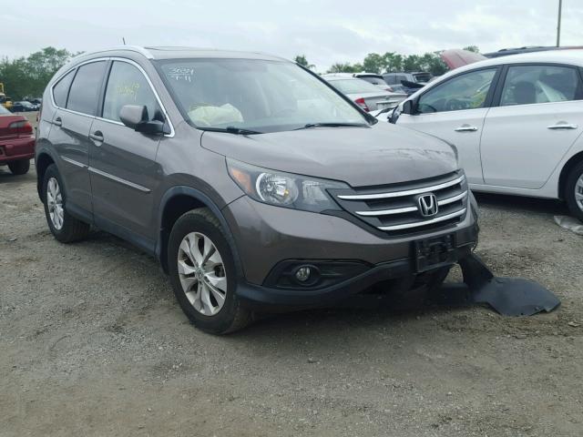 5J6RM4H71CL022879 - 2012 HONDA CR-V EXL GRAY photo 1