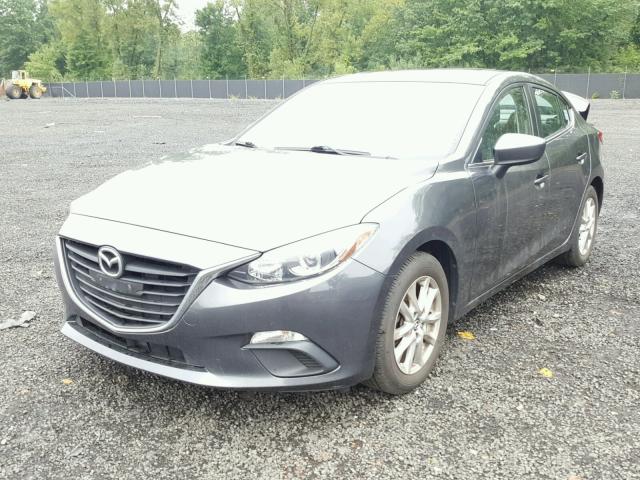 JM1BM1W75E1169701 - 2014 MAZDA 3 GRAND TO GRAY photo 2