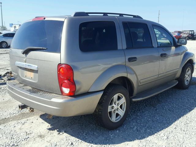 1D4HD48N95F608041 - 2005 DODGE DURANGO SL GOLD photo 4