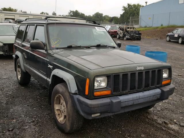 1J4FJ68S3VL562328 - 1997 JEEP CHEROKEE S GREEN photo 1