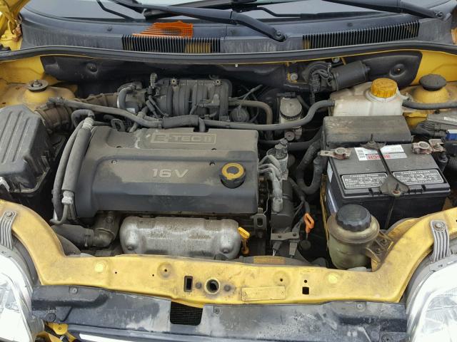 KL1TD66628B263808 - 2008 CHEVROLET AVEO BASE Сары фото 7