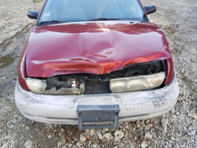 1G8ZF5288XZ120621 - 1999 SATURN SL RED photo 9